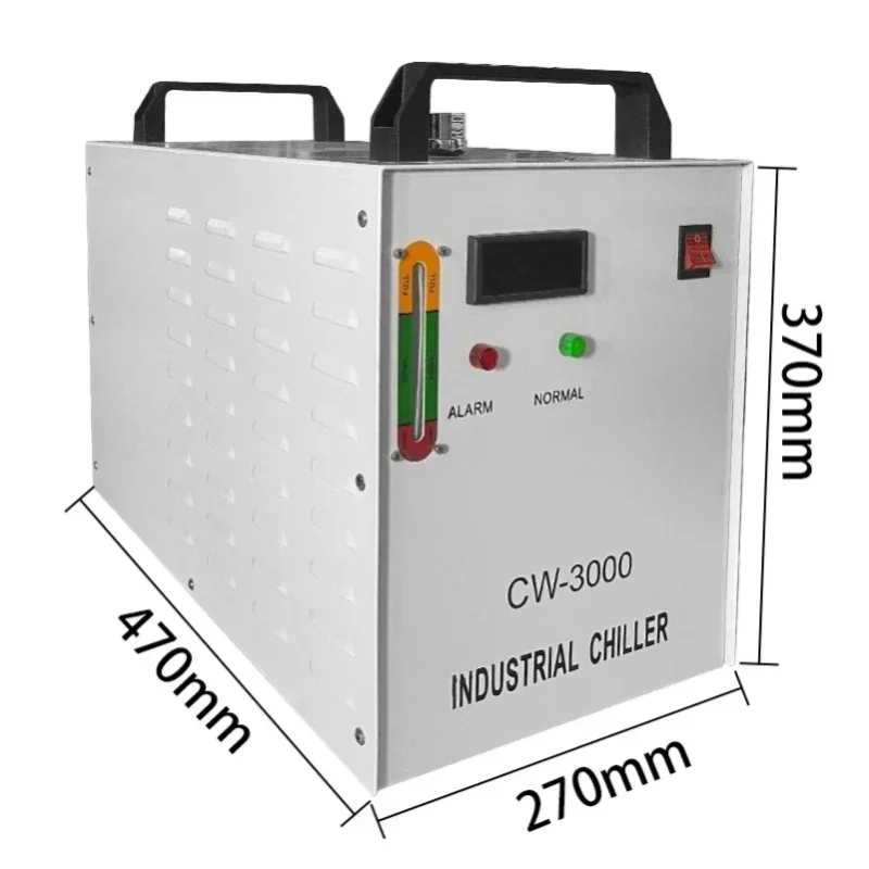 SIHAO CNC Industrieller Wasserkühler CW-5200 CW-5000 Lasergravurmaschinen-Wasserkühler für 80W-130W CO2 Glaslaser-Röhrenkühlung