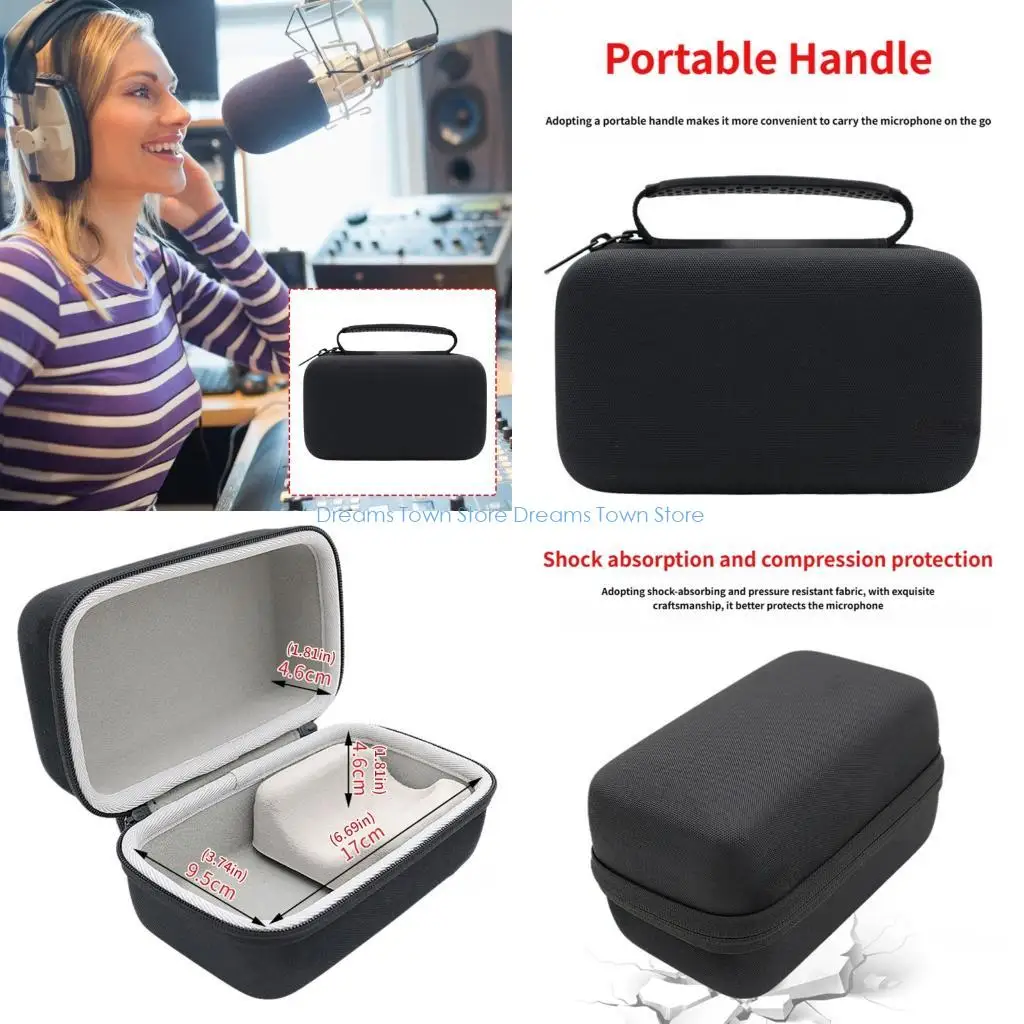 

HX6A EVA Carrying Case For Seiren USB Microphone With Soft Lining And Secure Close