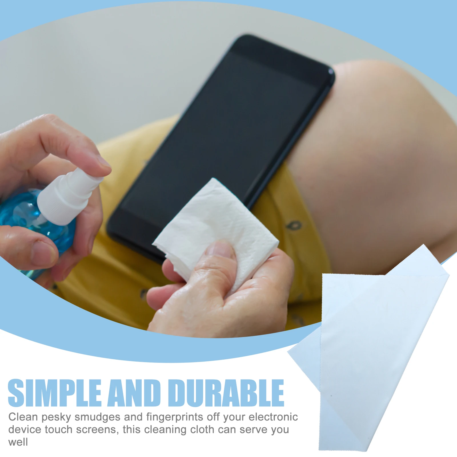 

3 Pcs Cleaning Cloth Computer Screen Wipes Laptop Cloths Eyeglass Monitor Glasses for Electronics