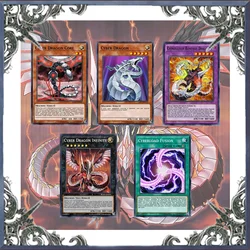 55 PCS Cyber Dragon Yugioh gioco di carte Deck fai da te CardNot Master originale in Stock