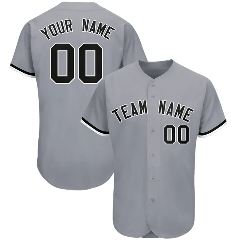 

Grey Series Custom Baseball Jersey Shirt Printed for Men and Women Shirt Casual Shirts Sportswear Tops