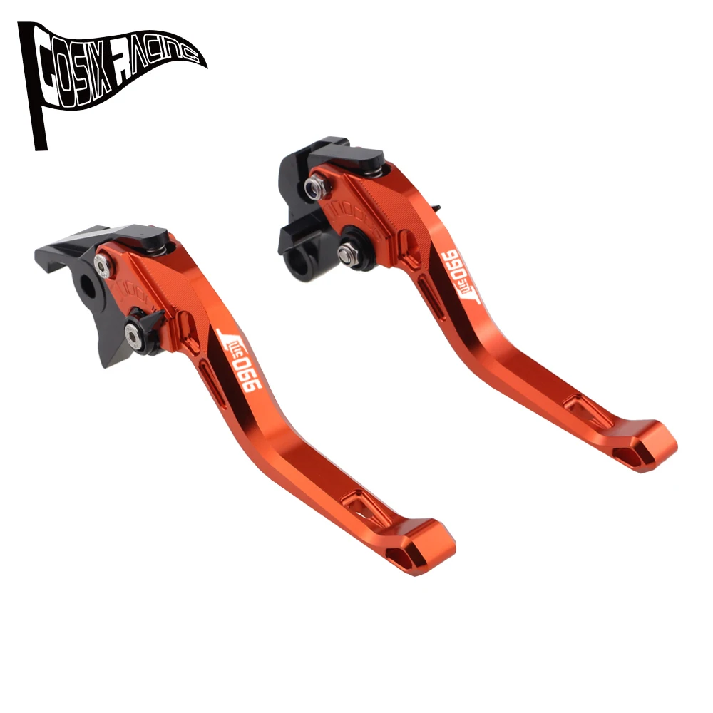 

Fit For 990 SMT 990-SMT 2009-2013 Motorcycle CNC Accessories Short Brake Clutch Levers Adjustable Handle Set