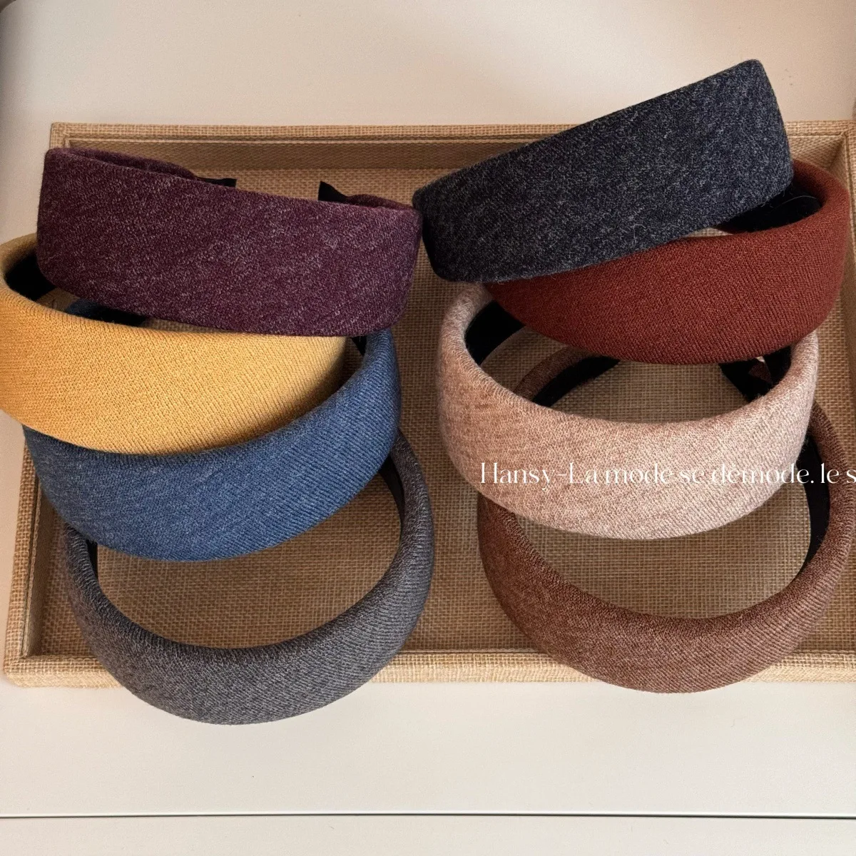 Headband Fabric High Crown Non Slip Full Coverage Face Washing Lightweight Autumn Winter Office Travel Women Hair Accessory