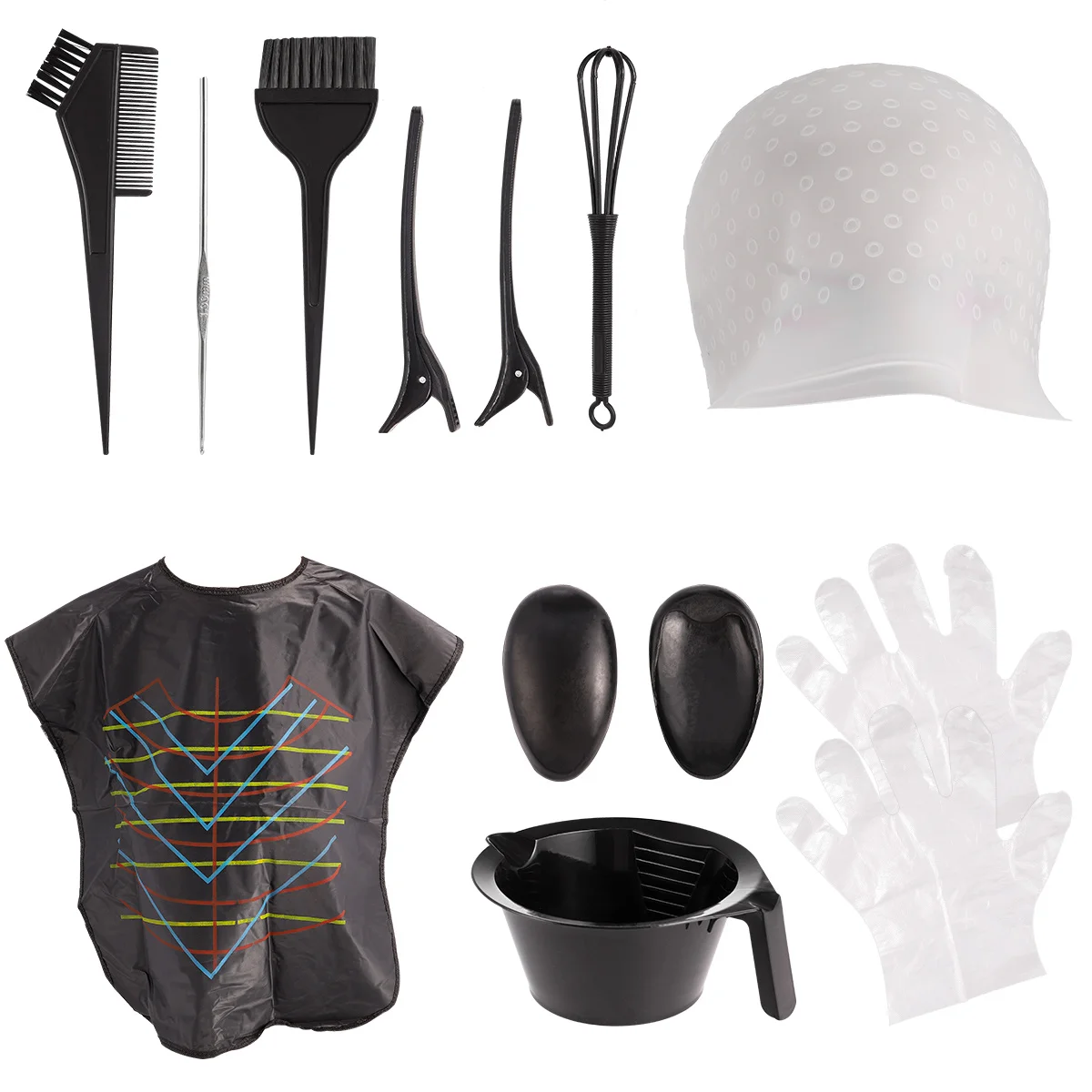 

Beavorty Hair Dye Coloring Kit Professional Hair Coloring Tools Complete Grooming Set for Easy Application