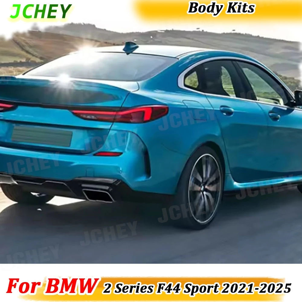 

Для BMW 2 серии F44 Sport 2021-2025 Передний спойлер для губ Задний диффузор с хвостовой трубкой Боковые юбки Заднее крыло M стиль Обвесы ABS