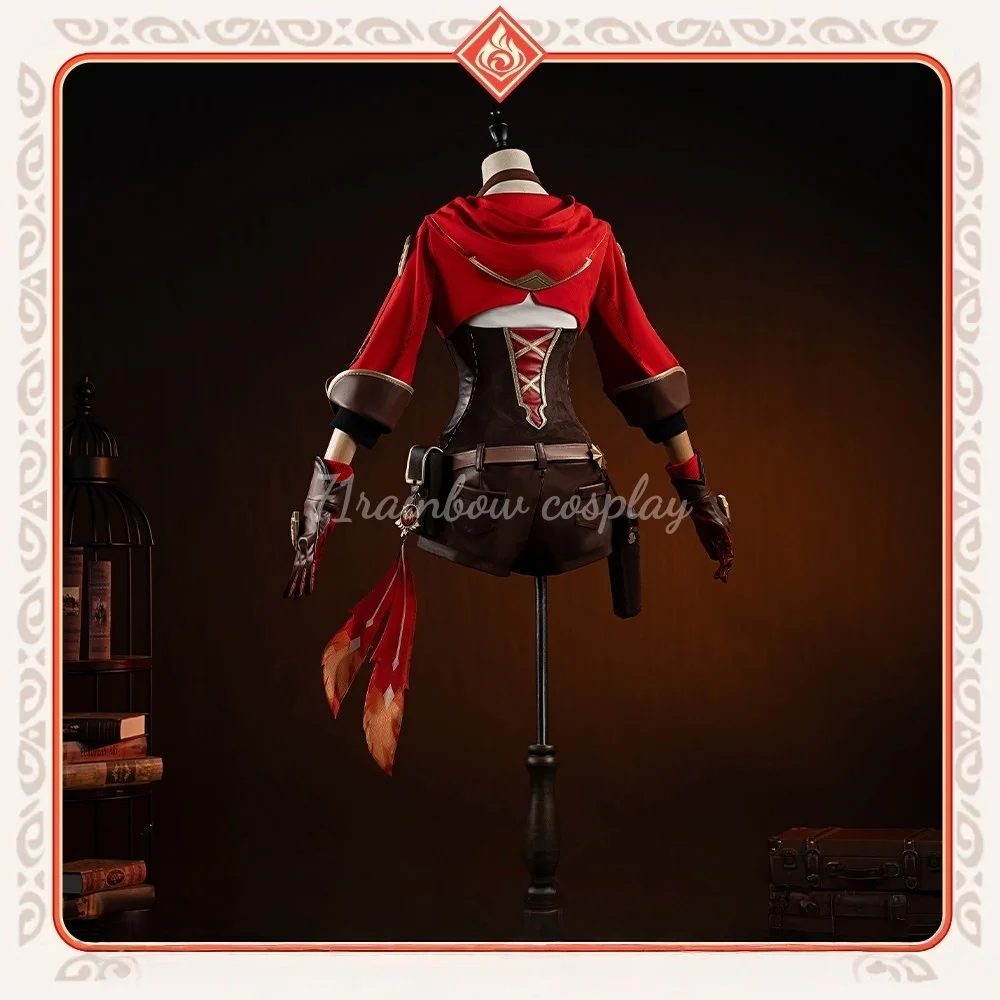 

Genshin Impact Amber Cosplay Costume Female Christmas Outfits Uniforms Clothes Game Amber Costumes Cosplay