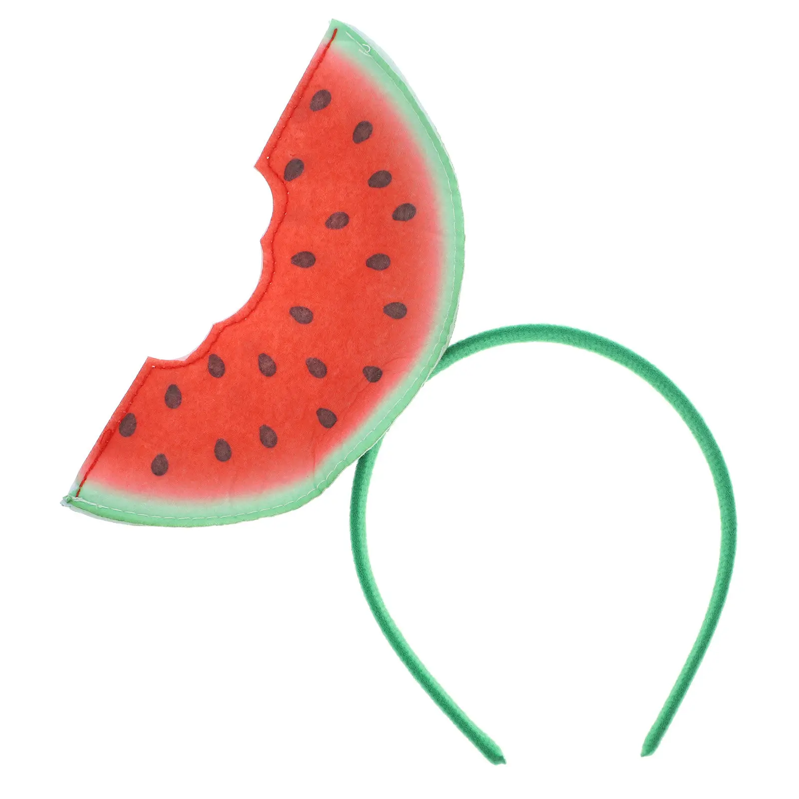 

1pc Watermelon Headband Summer Bopper Hair Hoop Headband For Cosplay Fruit Costume Adult Hairband Cute Birthday Party Decor
