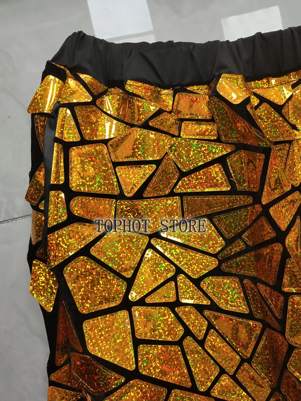 Silver Red Laser Sequins Vest Pants Jazz Hip Hop Dance Costume Male Singer Dancer Groups Nightclub Carnival Party Stage Wear