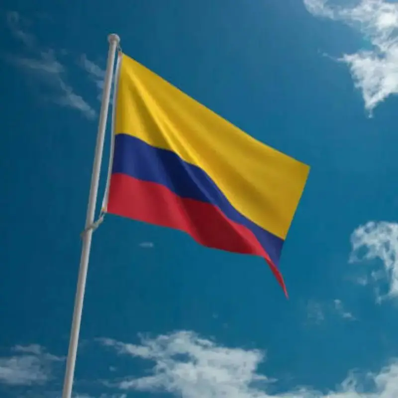 Bandeira da Colômbia 90x150cm co colômbia bandeira colombiana bandeira de poliéster interior ao ar livre decoração de casa banner