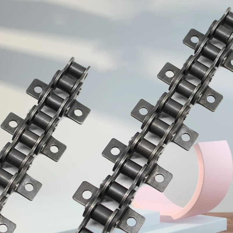 

1PC 1.5 Meter Single Row Short Pitch Roller Drive Chain Industrial Transmission Chain 10A-1