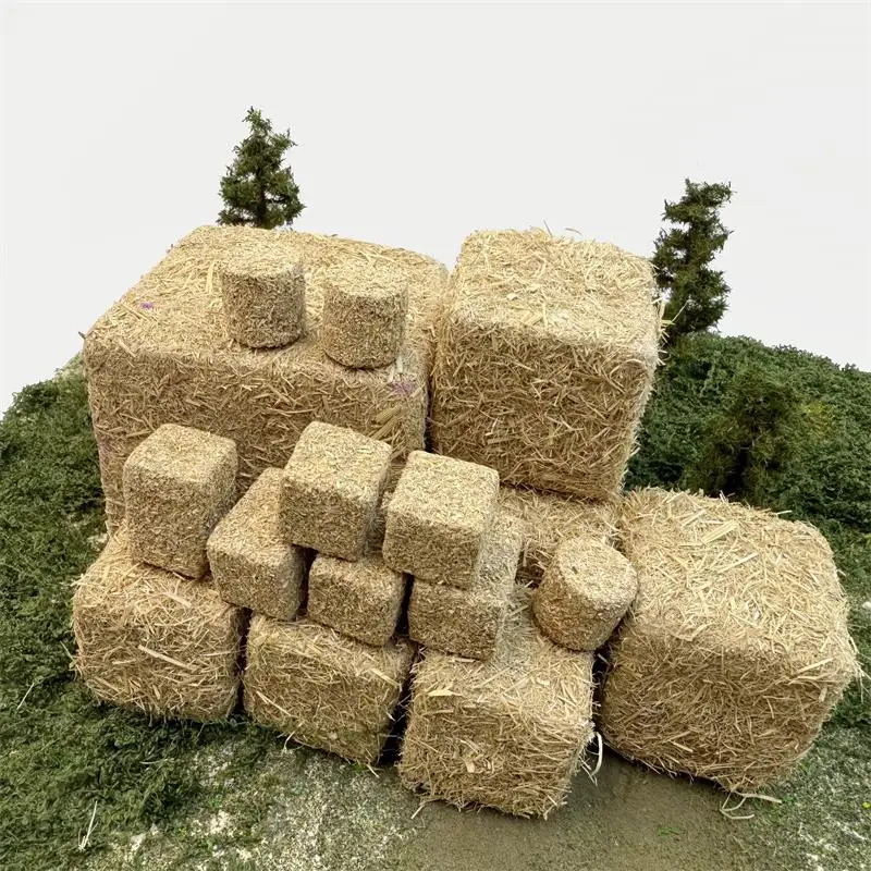 미니어처 시뮬레이션 헛갈림 모형 농장 풍경 초원 장면 레이아웃 모형 기차 철도 레이아웃