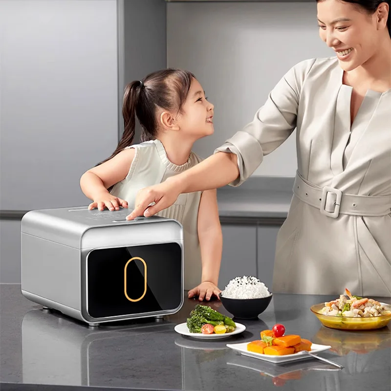 Real titanium liner uncoated rice cooker household IH multi-function 0 coating 3L/4L non-stick pan pro1-8 people