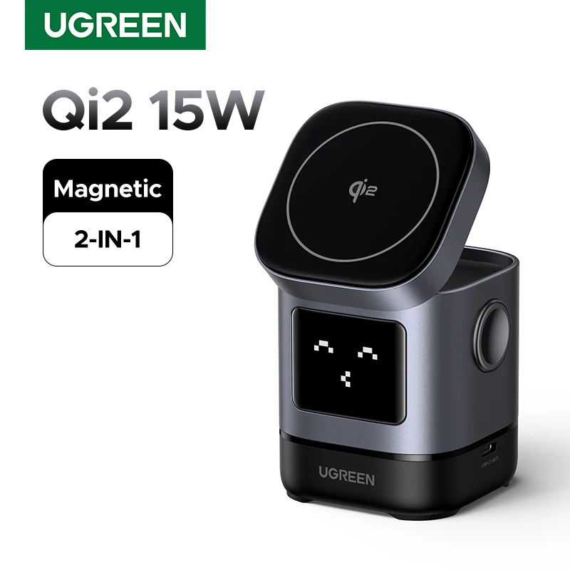 ugreen-uno-qi2-25w-chargeur-magnetique-sans-fil-support-de-charge-pour-iphone-16-pro-max-airpods-4-pour-chargeur-rapide-magsafe