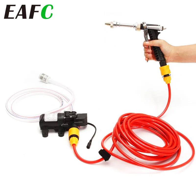 High Pressure Car Electric Washer Wash Pump Set Portable Auto Washing Machine Kit With Car Charger DC 12V 100W 160PSI