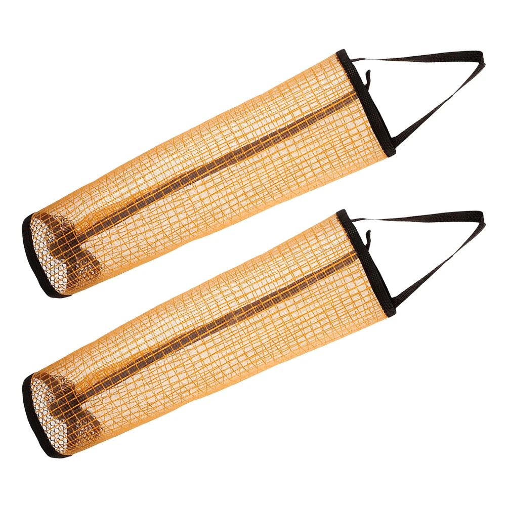 

2Pcs Tennis Ball Storage Mesh Bag Wall Mounted Organizer Large Capacity Durable Nylon Mesh Sports Equipment Pouch