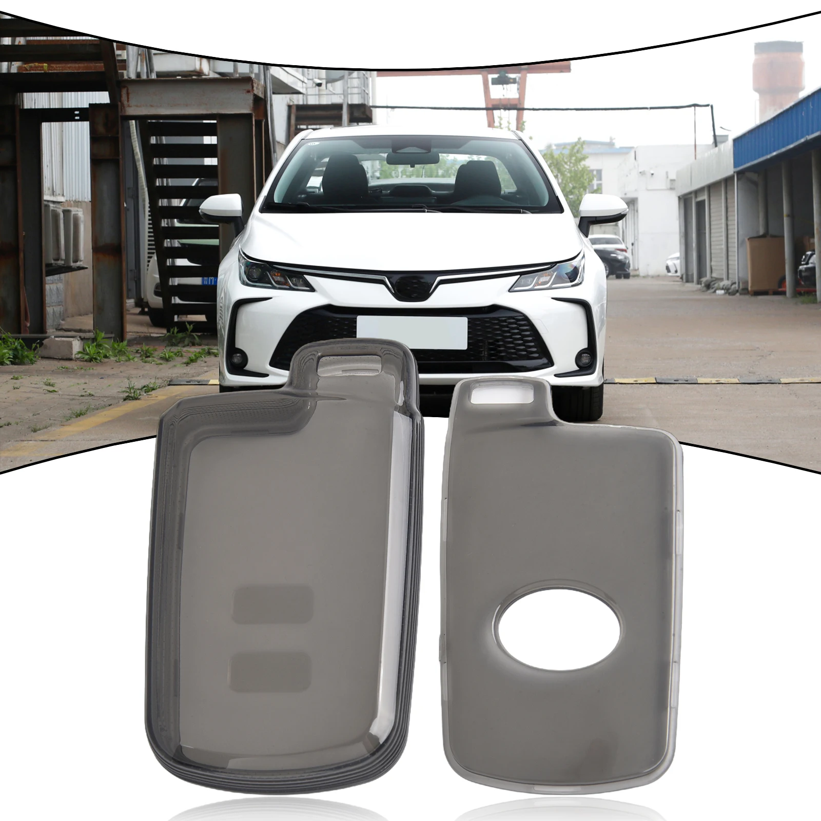 

For Toyota For Corolla and Other Push Button Engine Start Models Car Key Cover Case Holder Protector Anti Scratch