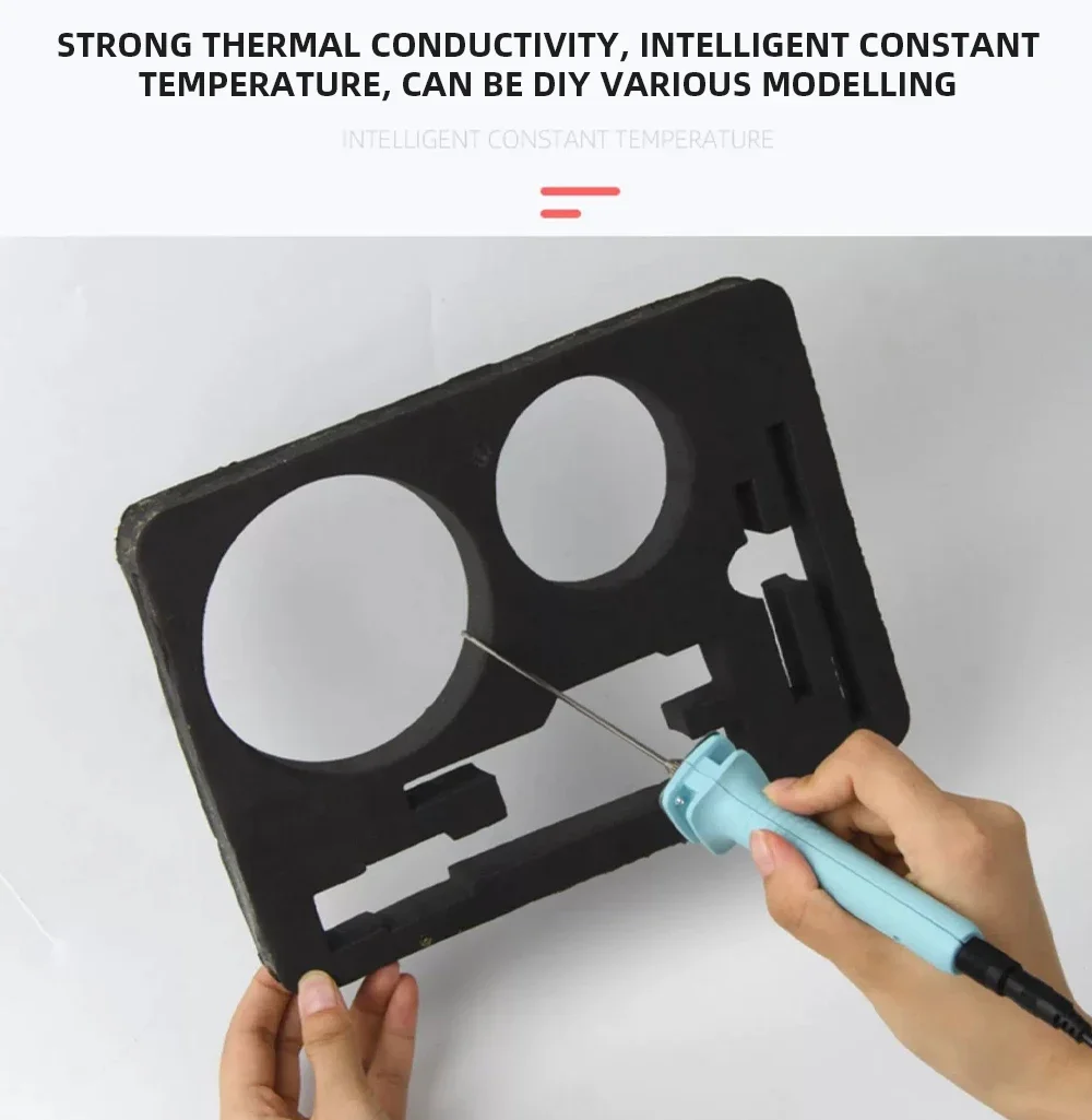 เครื่องตัดปากกาโฟมโพลีสไตรีนแบบพกพาหน้ากาก DIY ปากกาตัดด้วยความร้อนด้วยไฟฟ้า