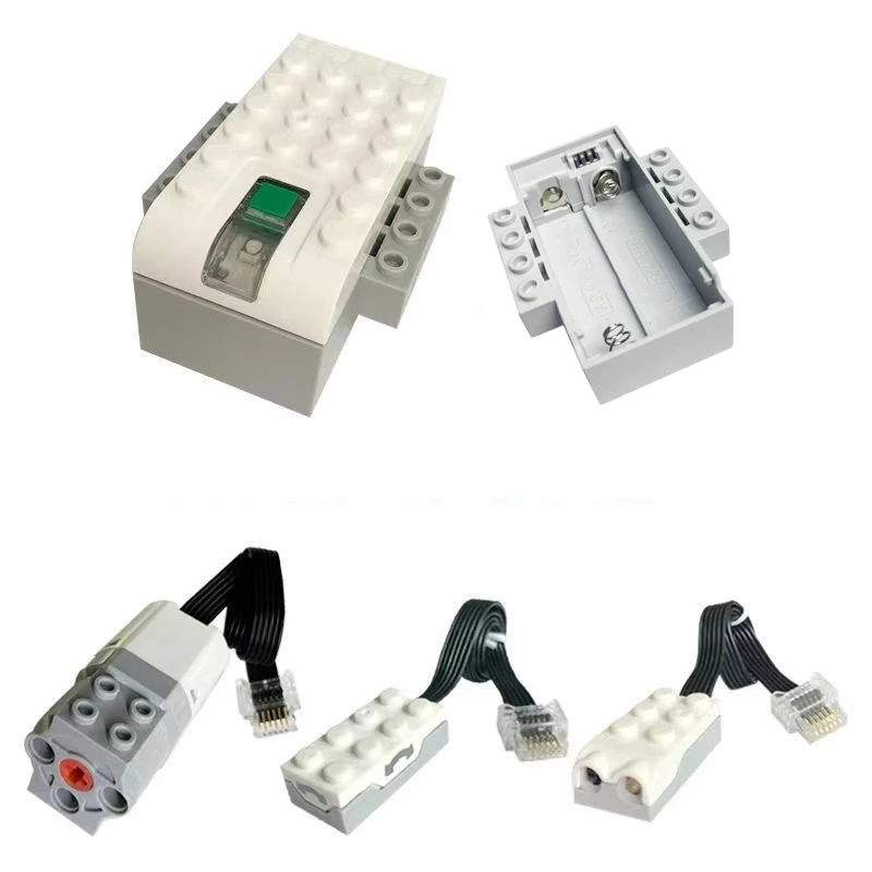 ชุดอุปกรณ์ WeDo 2.0, ฟังก์ชันพลังงานสำหรับมอเตอร์ขนาดกลาง 45300/45303, เซ็นเซอร์, ชุดตัวต่อหุ่นยนต์เพื่อการศึกษา STEM สำหรับเด็ก