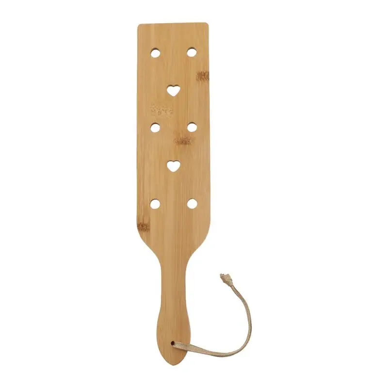 Wood Paddle 13.3 Inch Boat Paddle With Airflow Holes Ergonomic Grip Shaft For Boat Boat Accessories Marine Tools For River