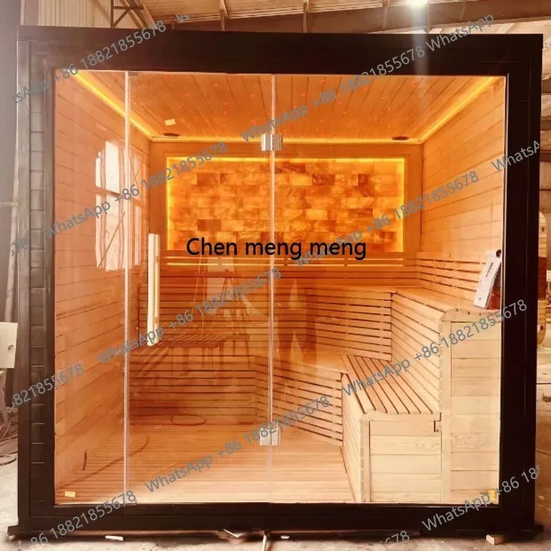 

Brand new high quality sauna family sauna outdoor cedar sauna backyard relaxation F150