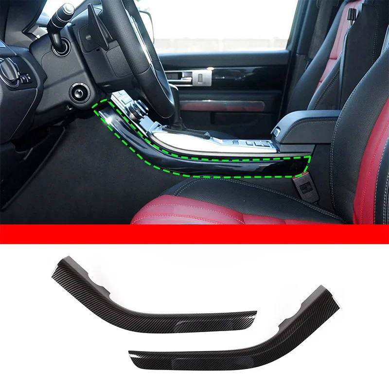 

For Land Rover Range Rover Sport 2010-2013 ABS Car Center Control Side Strips Cover Decoration Stickers