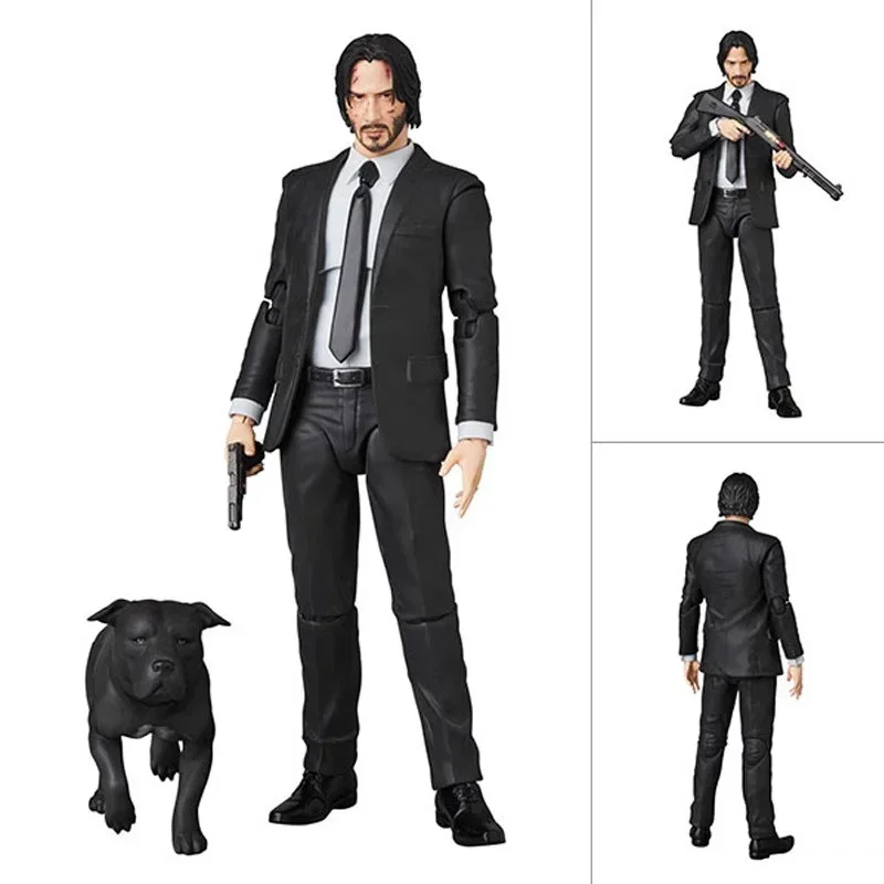 

In Stock Fast Shipping Mafex 085 JOHN WICK Action Figure - Articulated Collectible Model, Home Decoration & Kids Birthday Gift