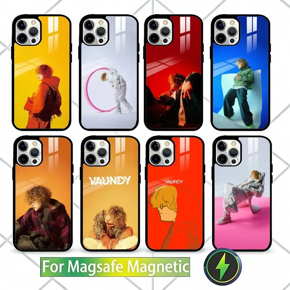 

V-Vaundy S-Songwriter Phone Case For iPhone17,16,15,14,13 Plus,Pro Max Magnetic For Magsafe Wireless Charging