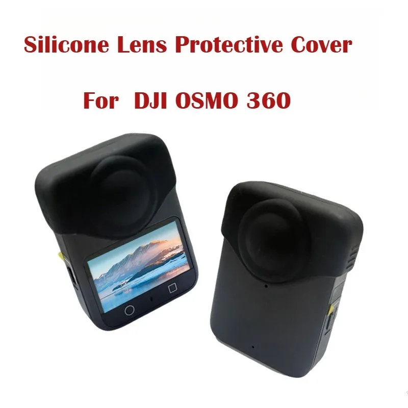 

For DJI Osmo 360 lens silicone cover lens scratch-proof camera anti-drop wear-resistant protective cover camera accessories