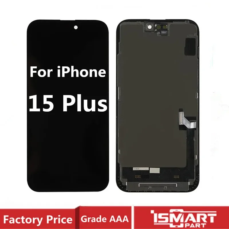 For iPhone 15 Plus LCD Display 3D Touch Digitizer Assembly For 15Plus Soft OLED Screen Incell Replacement