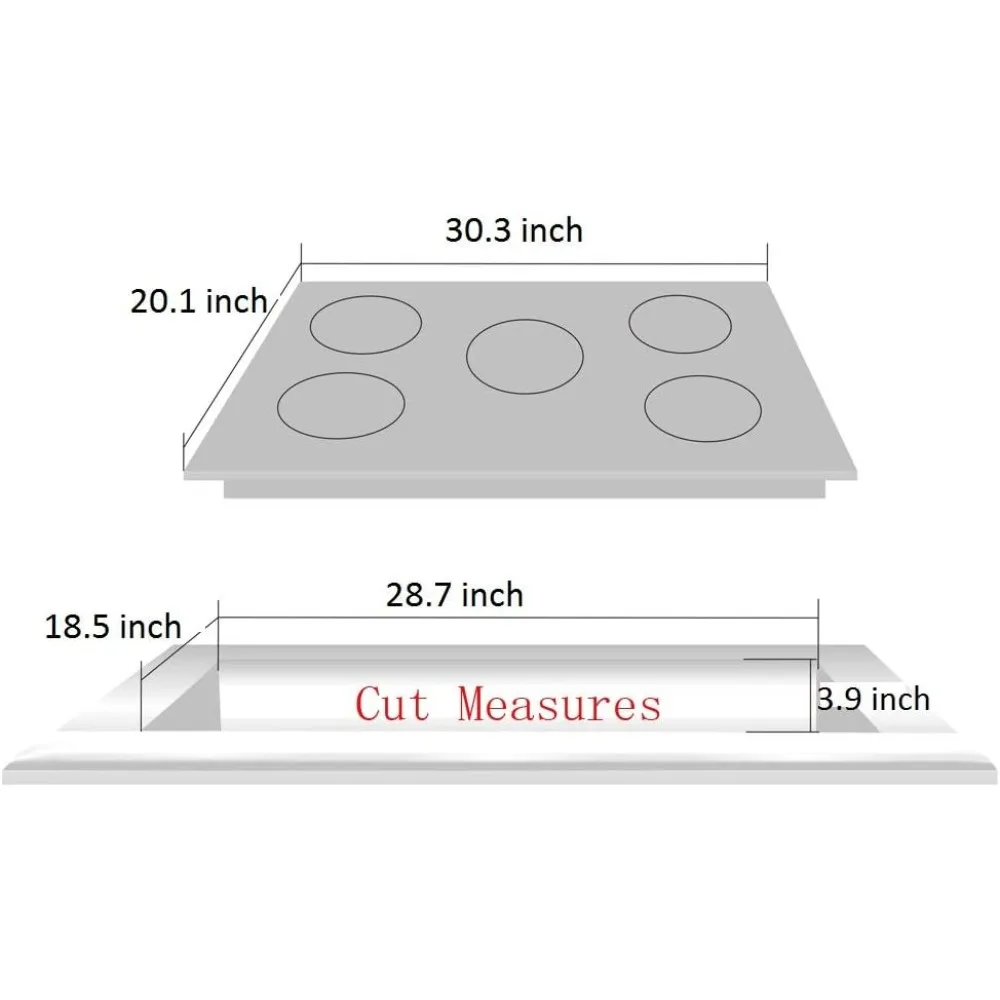 30 inch Gas Cooktops Dual Fuel Sealed 5 Burners Drop-In Tempered Glass Gas Hob DK157-A01S Gas Cooktop