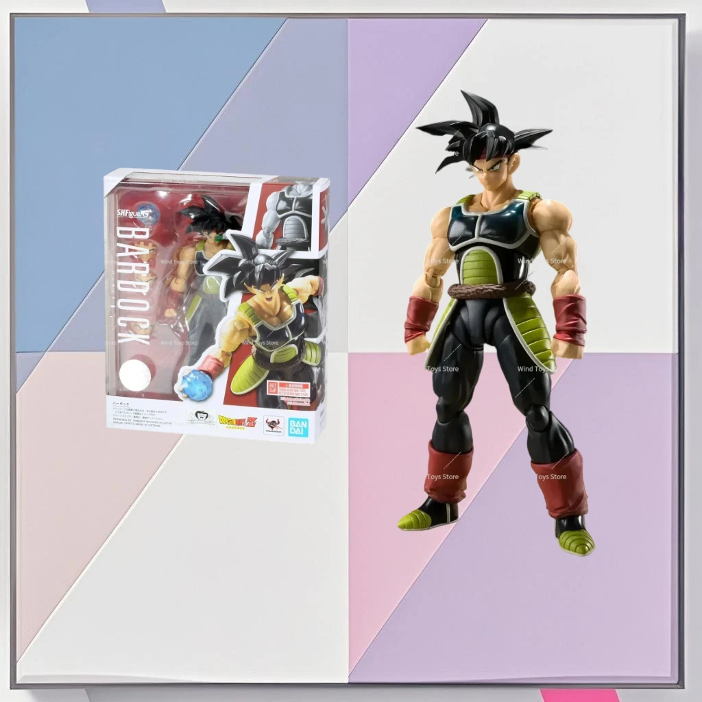 100% Original Bandai Shf SH Figuarts Dragon Ball Bardock bardana modelo de figuras de acción juguetes figura colección de regalos en Stock