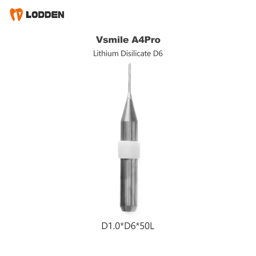 Vsmile A4 Pro/A5 Pro Lithium-Disilikat Fräsbohrer Dental CAD/CAM Schneidwerkzeuge für Glaskeramik- und Zirkonoxidblock-Verarbeitung – Detail 3