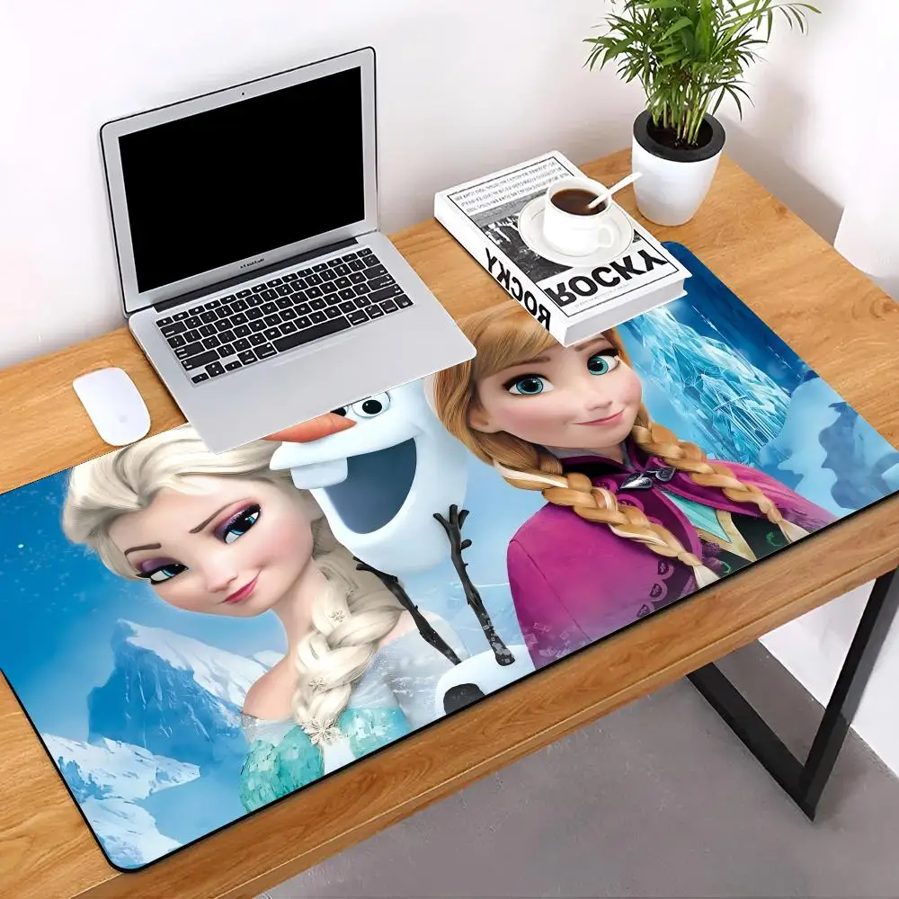 Disneys F-Frozen E-Elsa MINISO Mouse Pad Mouse Mat Desk Mat With Pad Gaming Accessories Prime Gaming XXL Keyboard Pad Padding Ma