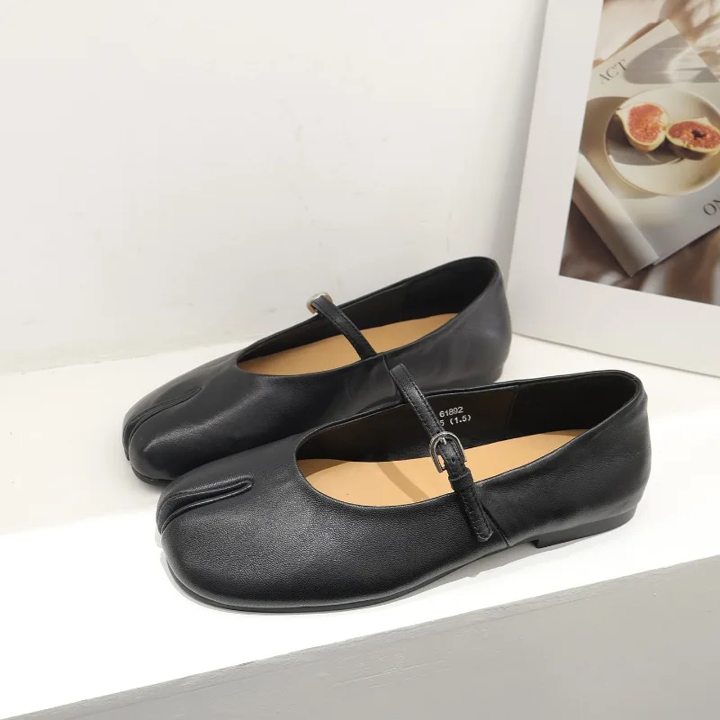 

Women's Mary Jane Shoes Handmade Genuine Leather Casual Shoes for Woman Japanese Style Flat Shoe Designer Shoes Zapatos De Mujer