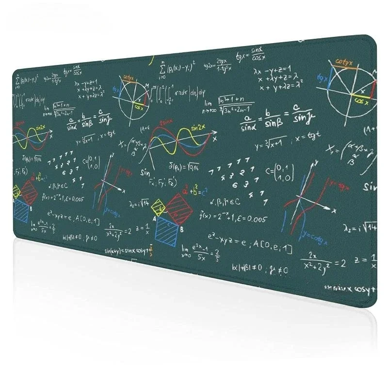 Mathematical Formula Mouse Pad Gaming XXL Large Home MousePads Keyboard Pad Gamer Office Anti-slip Table Mat Desktop Mice Pad