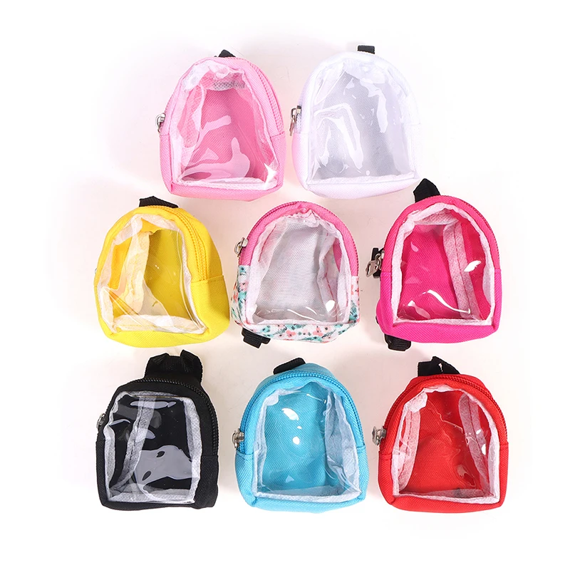 Doll Transparent Backpack Bag Accessories Mini Toys Cute Children Gifts Fit For 1/6 Doll