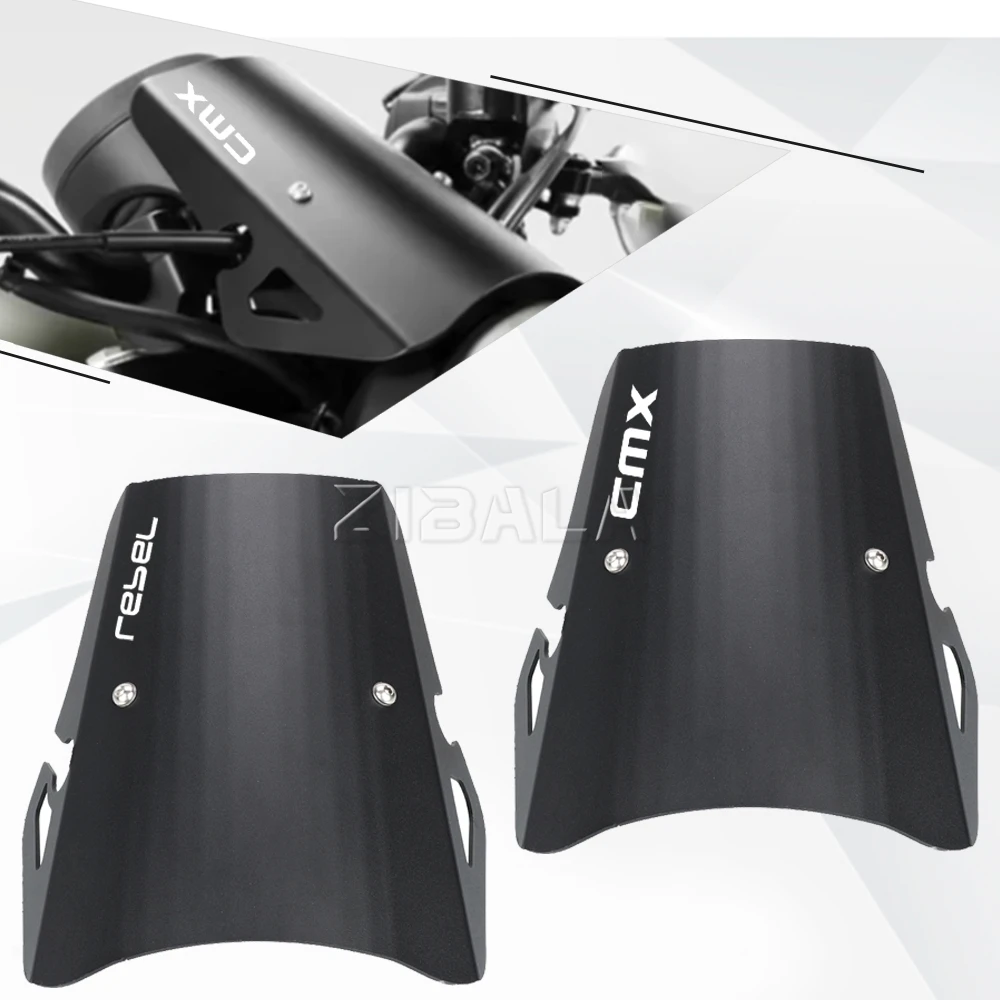 

Motorcycle FOR HONDA CMX500 cmx500 REBEL500 2017 - 2021 2022 2023 2024 2025 2026 Front Windshield Fairing Windscreen Deflector