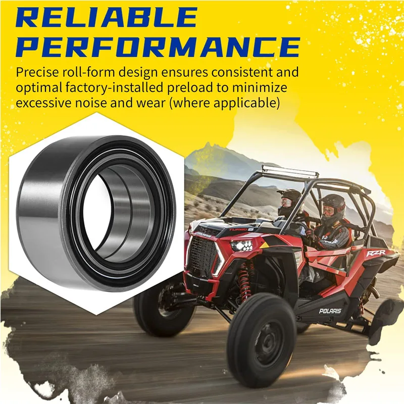 2Pcs Front or Rear Wheel Bearing 3514699 for Polaris RZR XP 1000 2014-up, Polaris RZR 570 800 900, Ranger 570 900 1000 Etc