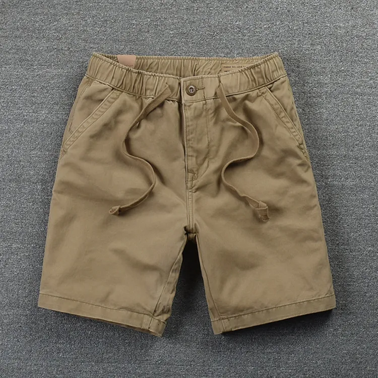 Men's Summer Thin Casual Loose Shorts Workwear American Trendy Brand Five-Point Pants Outerwear Breathable Comfortable Shorts