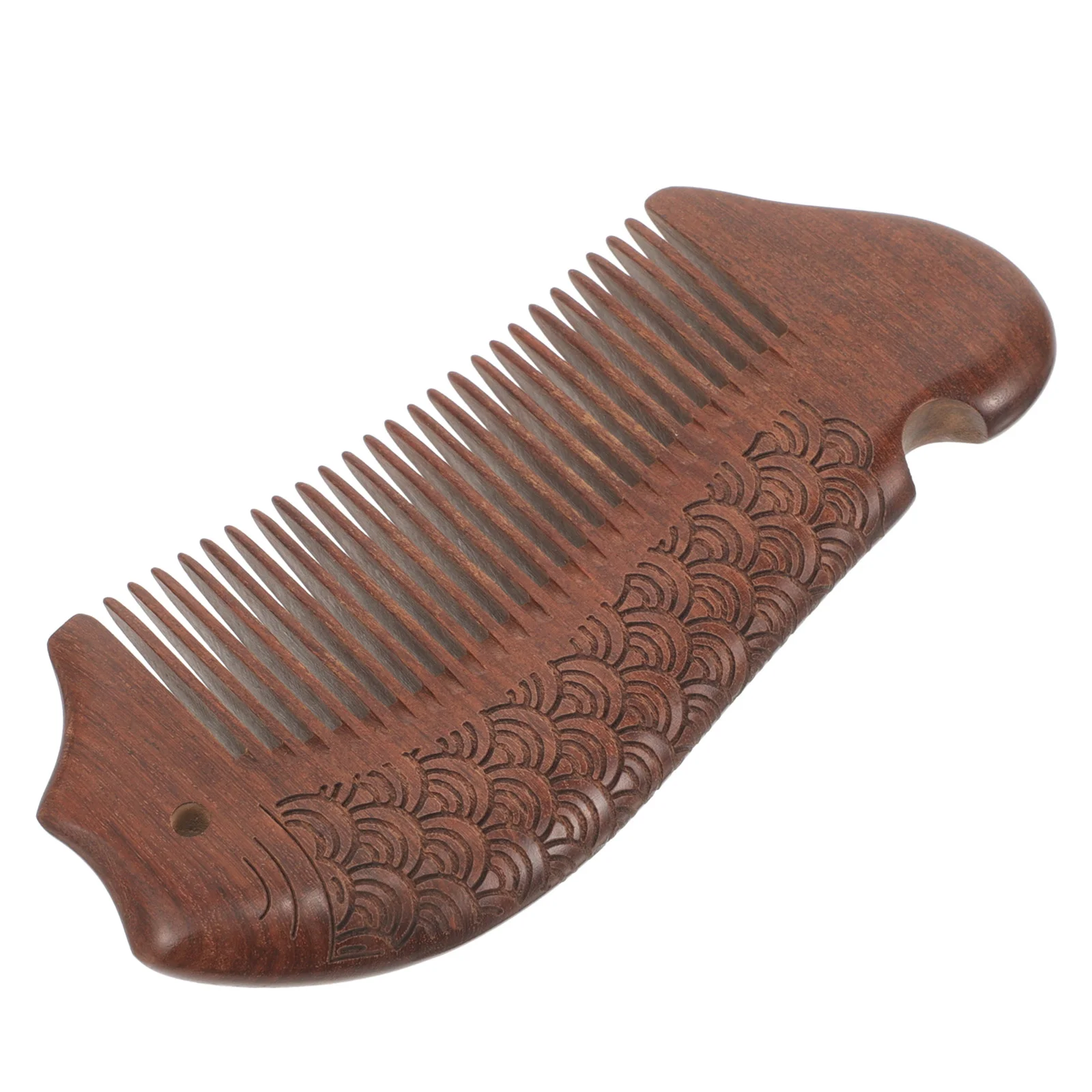 Wooden Comb Massage Hair Detangling Fine Tooth Small Decorative Pocket Portable Beard Combs