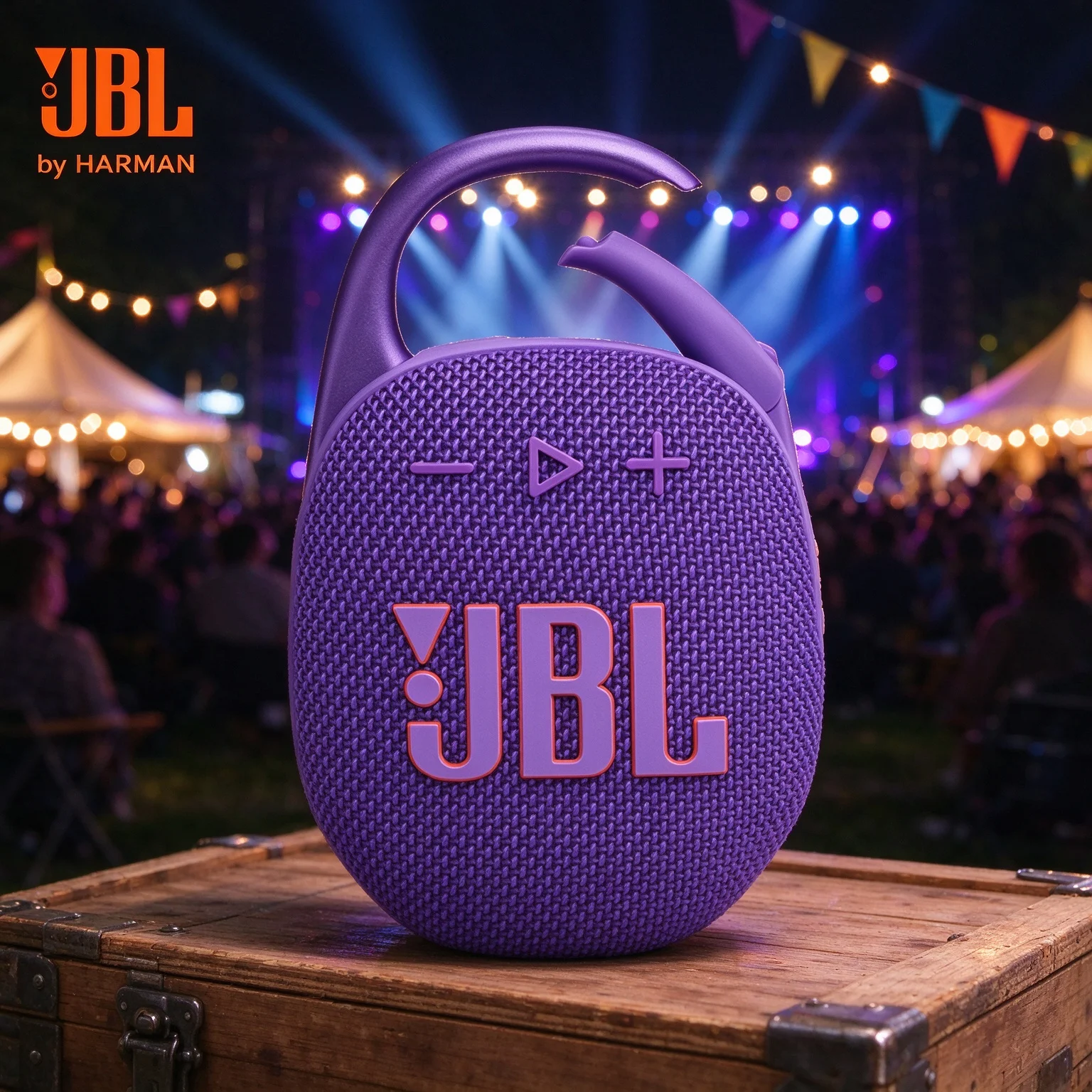 JBL CLIP5 5th Gen Portable Outdoor Mini Wireless Bluetooth Speaker with boosted deep bass