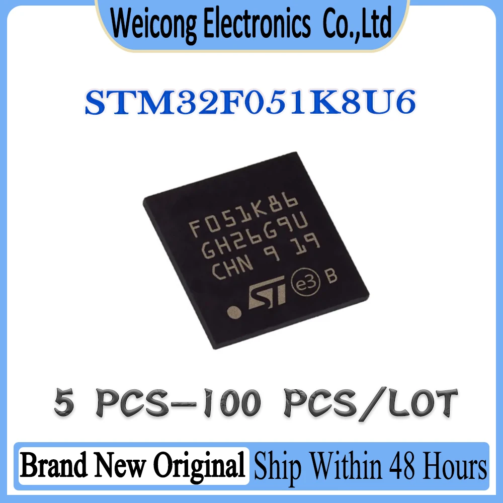 

STM32F051 STM32F051K8U6 STM32F051K8U STM32F051K8 STM32F051K STM32F STM32 STM New Original IC MCU Chip UFQFPN-32