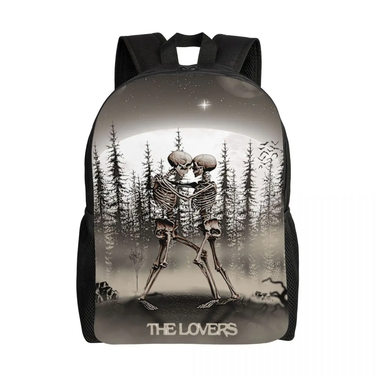 

Рюкзак для ноутбука The Lovers Skeletons для женщин и мужчин, повседневная сумка для книг для студентов колледжа, сумки на день Святого Валентина