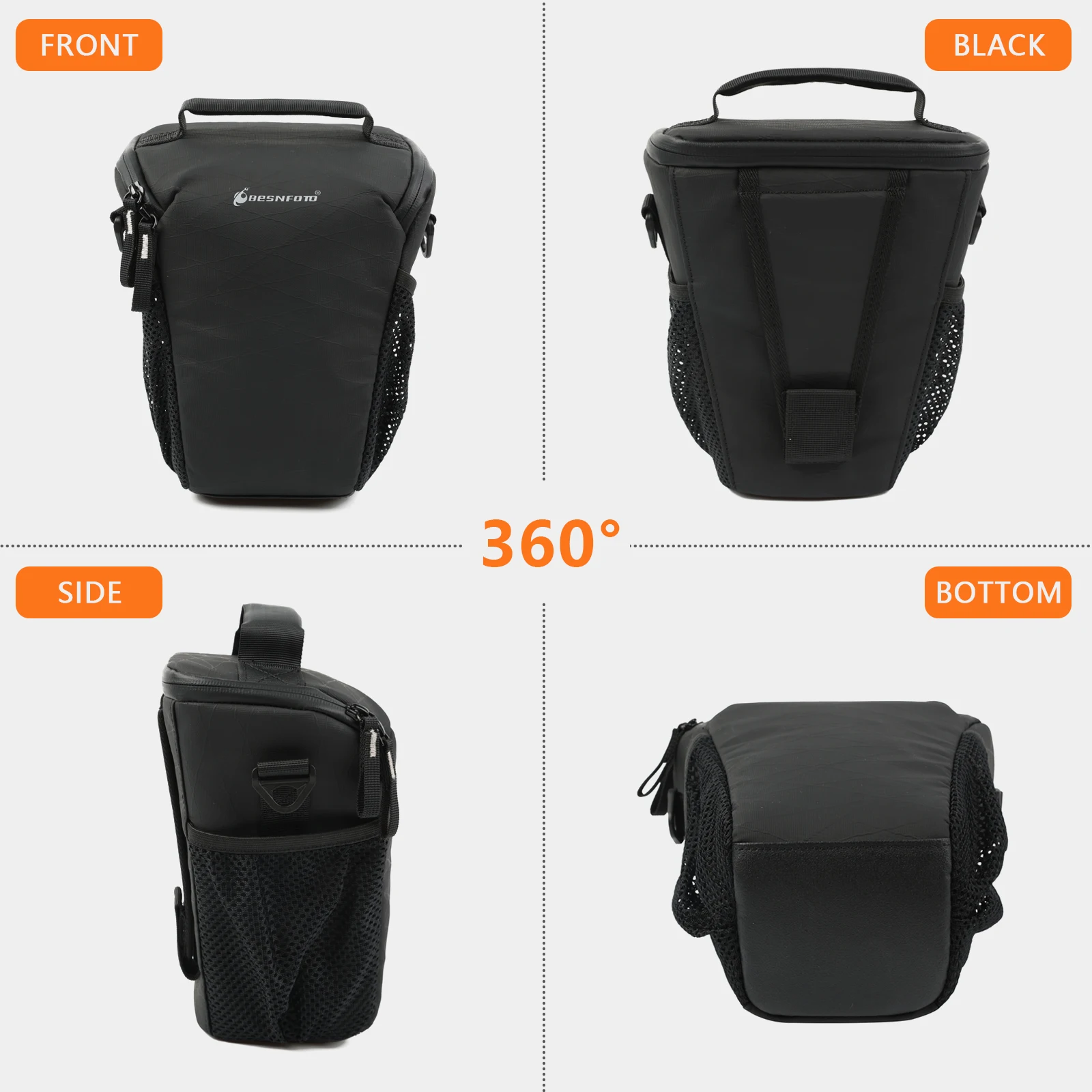 Compact Mirrorless Camera Bag Special for Fujifilm X-T30 II/X-S10 Street Shooting & Outdoor Waterproof Shoulder Bag