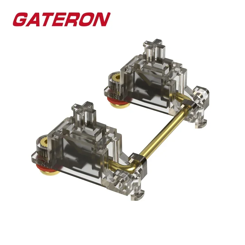 

GATERON V2 Stabilizer 7u 6.25u 2u PCB Mount Screw In Set Golden Wire Customized DIY for Mechanical Keyboard