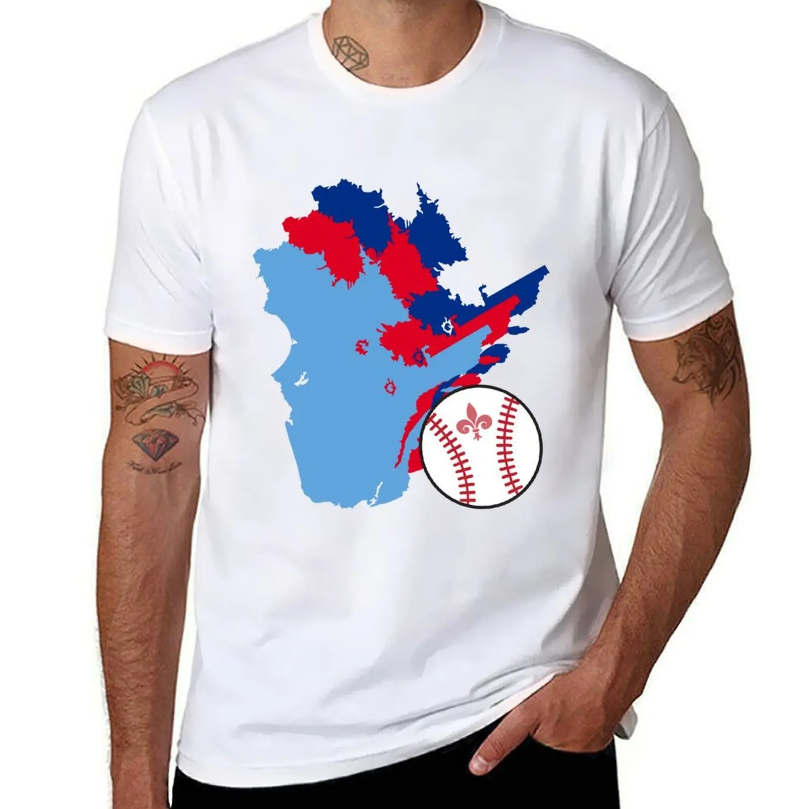 

Quebec Border, Expos T-Shirt t shirt man plain essential t shirt T-Shirt