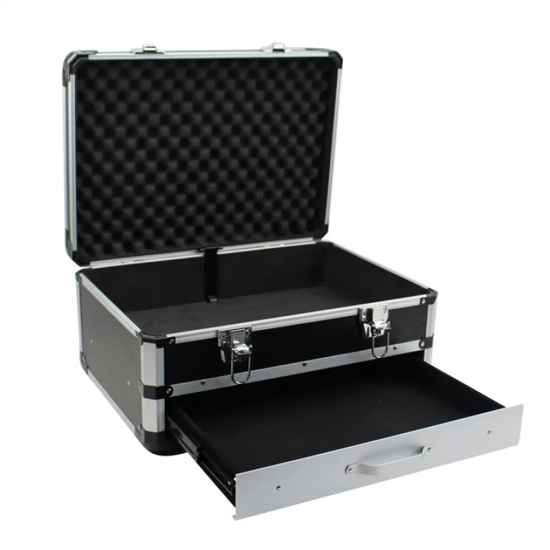 Factory with Drawer Two-Layer Activity Toolbox Aluminum Case