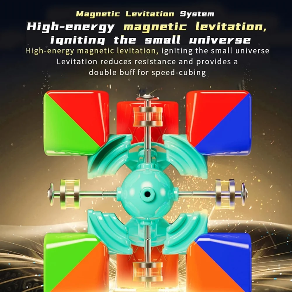 Meilong ลูกบาศก์3x3ความเร็ว moyu RS3M เวอร์ชันแม่เหล็กลูกบาศก์ปริศนาปรับความยืดหยุ่นสำหรับการหมุนได้อย่างราบรื่นของเล่นลูกบาศก์อย่างรวดเร็ว