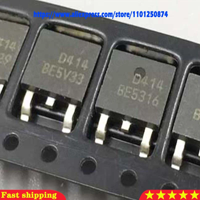 10pcs/lot AOD414 D414 TO-252   In Stock