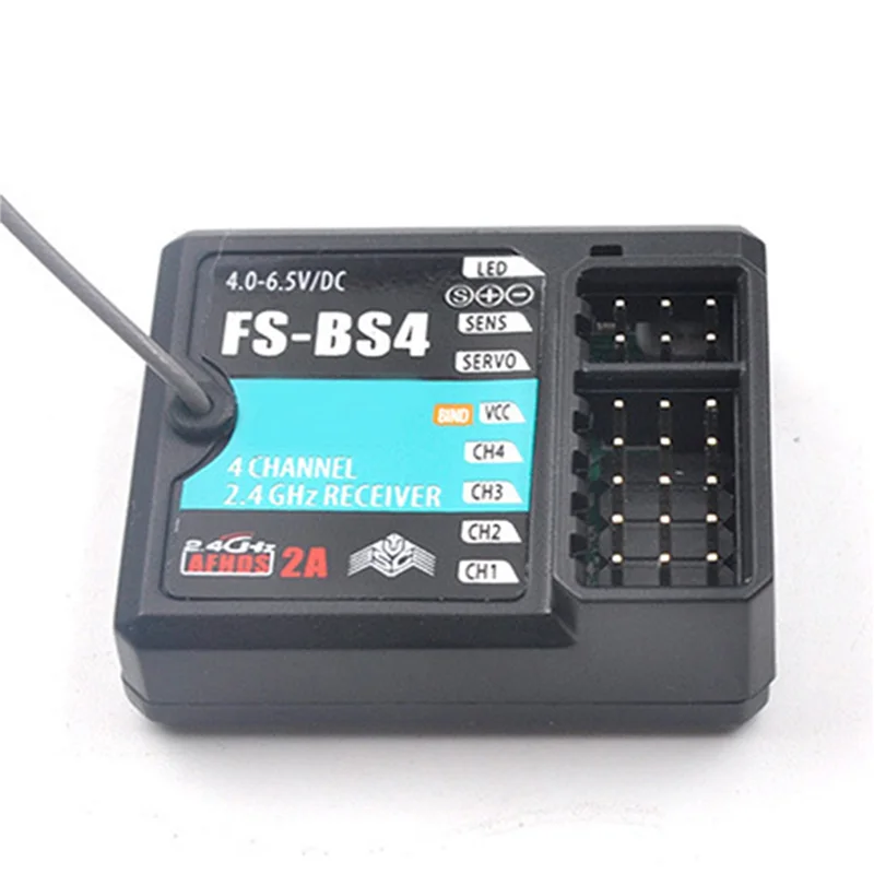 Aa84 2x para receptor flysky FS-BS4 com sistema de estabilização giroscópio para flysky FS-IT4S/FS-GT5 rc acessórios para barco e carro